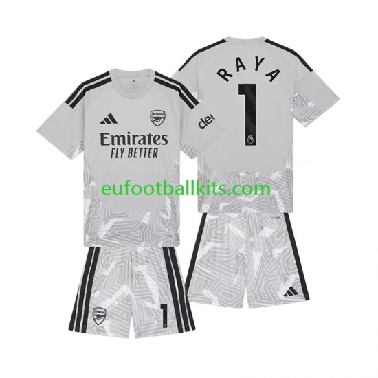 Arsenal Goalkeeper David Raya 1 Home Football Shirts 2026-2027 Kids LS