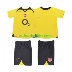Arsenal Retro Away Football Shirts 2005 2006 Kids LS