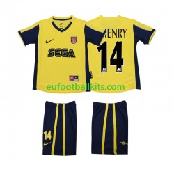 Arsenal Thierry Henry 14 Retro Away Football Shirts 2000 2001 Kids LS