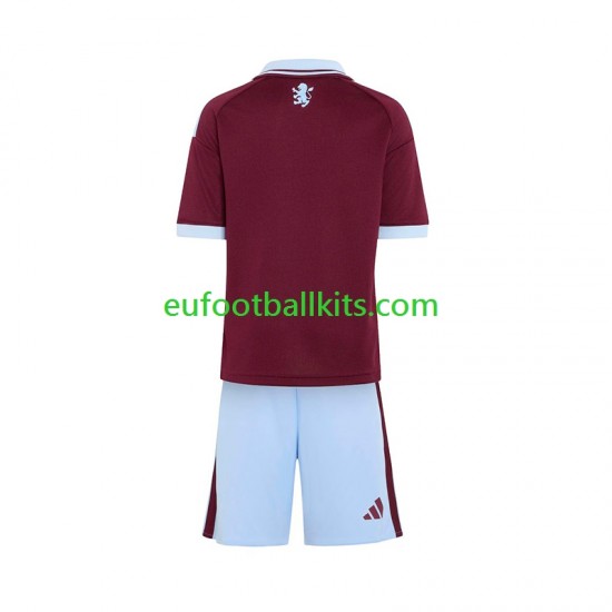 Aston Villa Home Football Shirts 2026-2027 Kids LS