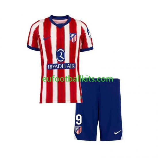 Atletico Madrid Alexander Sorloth 9 Home Football Shirts 2026-2027 Kids LS