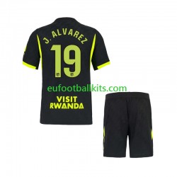 Atletico Madrid Julian Alvarez 19 Away Football Shirts 2026-2027 Kids LS