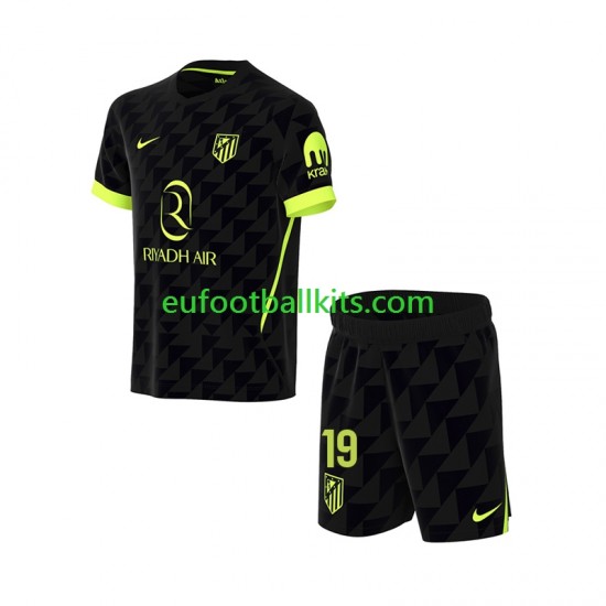 Atletico Madrid Julian Alvarez 19 Away Football Shirts 2026-2027 Kids LS