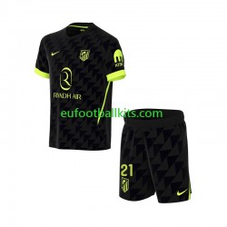 Atletico Madrid Obed Vargas 21 Away Football Shirts 2026-2027 Kids LS