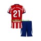 Atletico Madrid Obed Vargas 21 Home Football Shirts 2026-2027 Kids LS