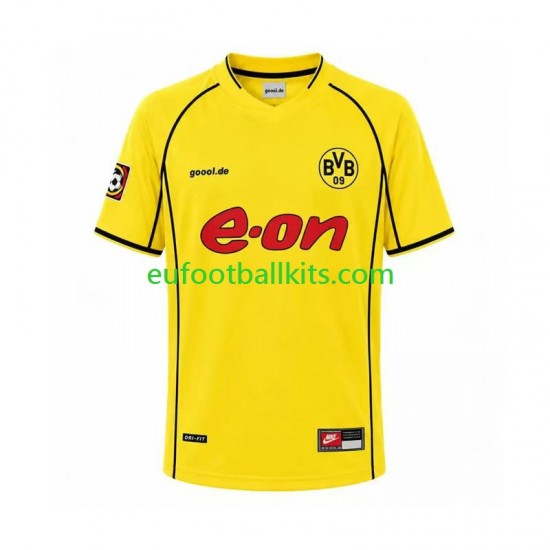 Borussia Dortmund Retro Home Football Shirts 2002 Men LS