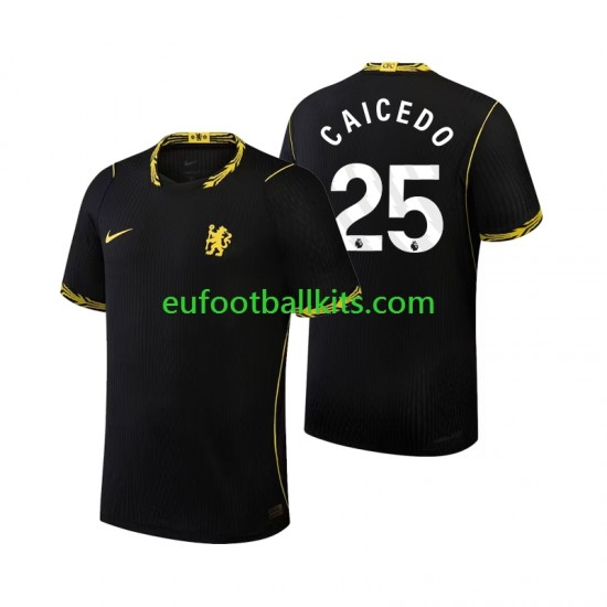 Chelsea Moises Caicedo 25 Away Football Shirts 2026-2027 Men LS