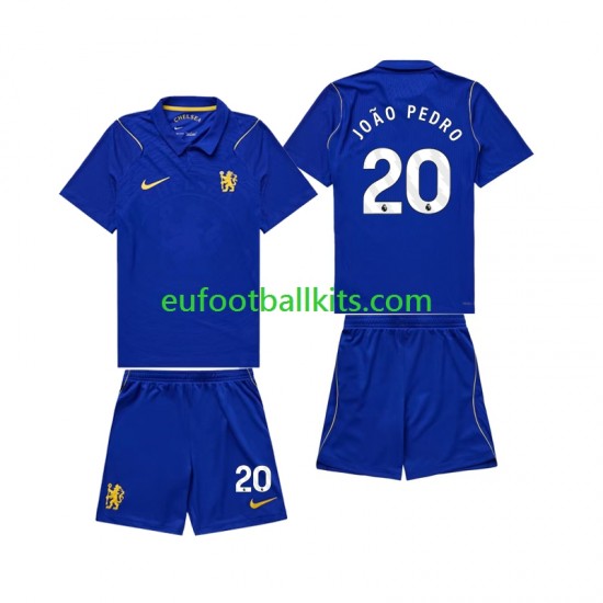 Chlesea Joao Pedro 20 Home Football Shirts 2026-2027 Kids LS