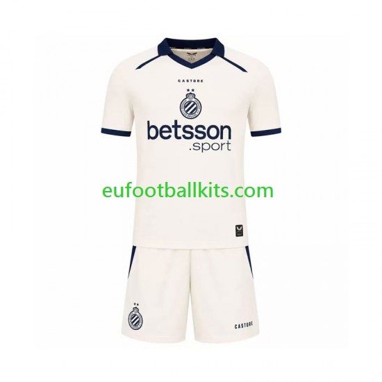 Club Brugge Away Football Shirts 2026-2027 Kids LS