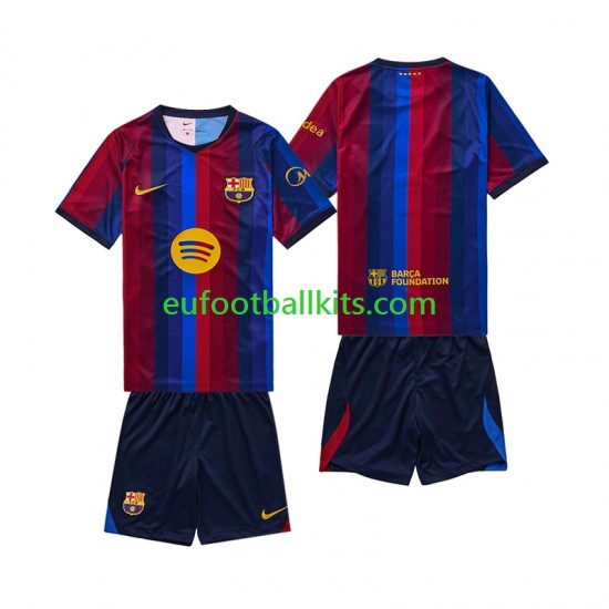 FC Barcelona Home Football Shirts 2026-2027 Kids LS