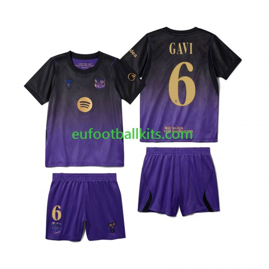 FC Barcelona Gavi 6 Away Football Shirts 2026-2027 Kids LS