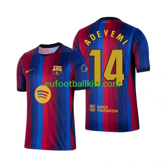 FC Barcelona Karim Adeyemi 14 Home Football Shirts 2026-2027 Men LS
