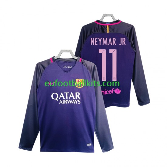 FC Barcelona Neymar JR 11 Retro Away Football Shirts 2016 2017 Men SS