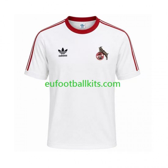FC Koln Retro Home Football Shirts 1986 1987 Men LS