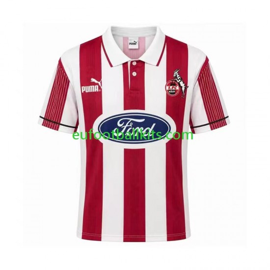 FC Koln Retro Home Football Shirts 1995 1996 Men LS