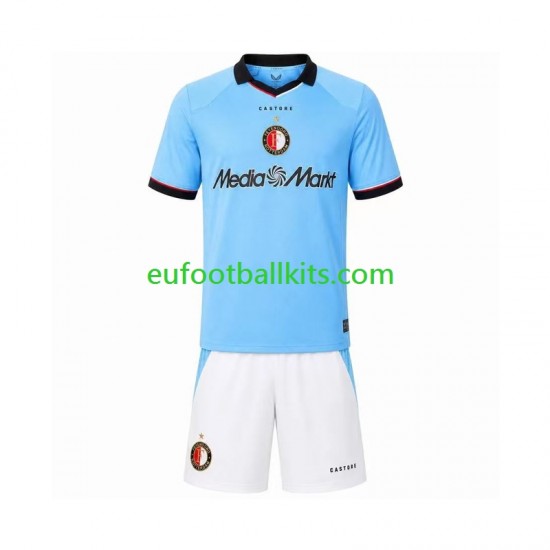 Feyenoord Rotterdam Away Football Shirts 2026-2027 Kids LS