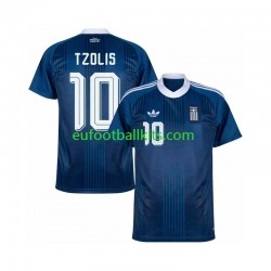 Greece Christos Tzolis 17 Away Football Shirts 2026-2027 Men LS
