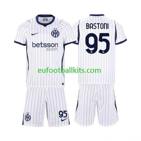 Inter Milan Alessandro Bastoni 95 Away Football Shirts 2026-2027 Kids LS