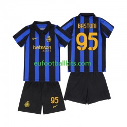 Inter Milan Alessandro Bastoni 95 Home Football Shirts 2026-2027 Kids LS
