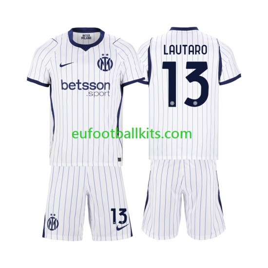 Inter Milan Lautaro Martinez 13 Away Football Shirts 2026-2027 Kids LS