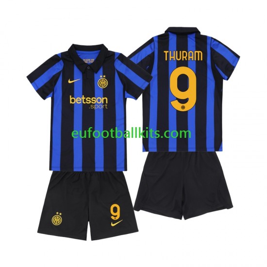 Inter Milan Marcus Thuram 9 Home Football Shirts 2026-2027 Kids LS