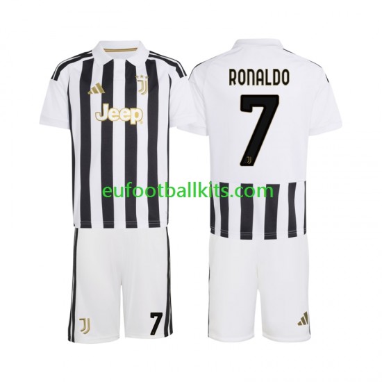Juventus Cristiano Ronaldo 7 Home Football Shirts 2026-2027 Kids LS