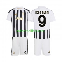 Juventus Randal Kolo Muani 9 Home Football Shirts 2026-2027 Kids LS