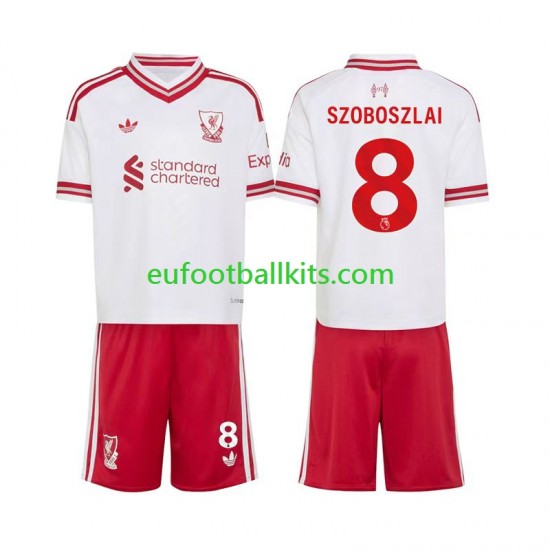 Liverpool Dominik Szoboszlai 8 Away Football Shirts 2026-2027 Kids LS