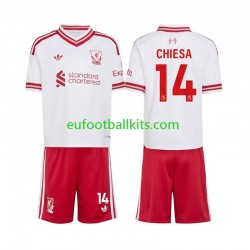 Liverpool Federico Chiesa 14 Away Football Shirts 2026-2027 Kids LS