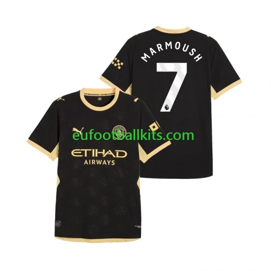 Manchester City Omar Marmoush 7 Away Football Shirts 2026-2027 Men LS