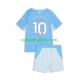 Manchester City Rayan Cherki 10 Home Football Shirts 2026-2027 Kids LS