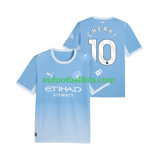 Manchester City Rayan Cherki 10 Home Football Shirts 2026-2027 Men LS
