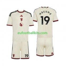 Manchester United Bryan Mbeumo 19 Third Football Shirts 2026-2027 Kids LS