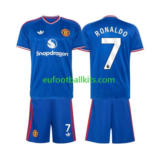 Manchester United Cristiano Ronaldo 7 Away Football Shirts 2026-2027 Kids LS