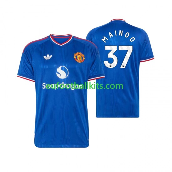 Manchester United Kobbie Mainoo 37 Away Football Shirts 2026-2027 Men LS