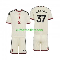 Manchester United Kobbie Mainoo 37 Third Football Shirts 2026-2027 Kids LS