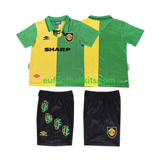 Manchester United Retro Third Football Shirts 1992 1994 Kids LS