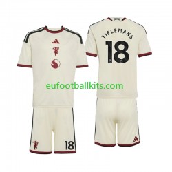 Manchester United Youri Tielemans 18 Third Football Shirts 2026-2027 Kids LS