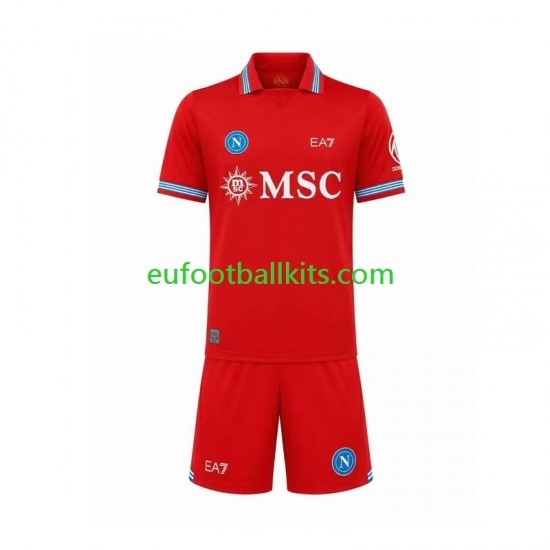 Napoli Third Football Shirts 2026-2027 Kids LS