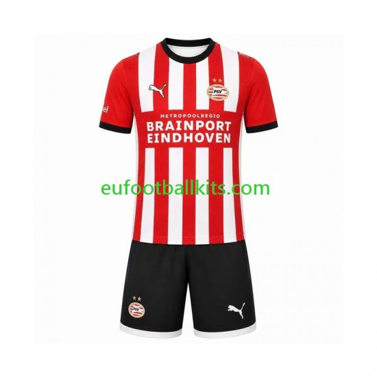 PSV Eindhoven Home Football Shirts 2026-2027 Kids LS