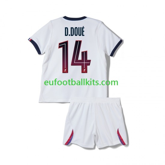 Paris Saint Germain Desire Doue 14 Away Football Shirts 2026-2027 Kids LS