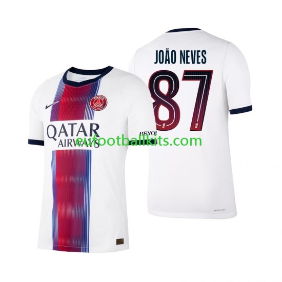 Paris Saint Germain Joao Neves 87 Away Football Shirts 2026-2027 Men LS