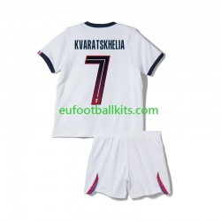 Paris Saint Germain Khvicha Kvaratskhelia 7 Away Football Shirts 2026-2027 Kids LS