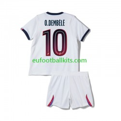 Paris Saint Germain Ousmane Dembele 10 Away Football Shirts 2026-2027 Kids LS