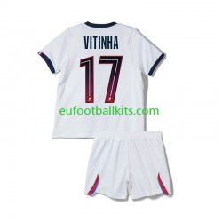 Paris Saint Germain Vitinha 17 Away Football Shirts 2026-2027 Kids LS