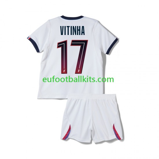 Paris Saint Germain Vitinha 17 Away Football Shirts 2026-2027 Kids LS