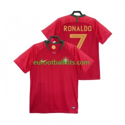 Portugal Cristiano Ronaldo 7 Retro Home Football Shirts 2018 Men LS