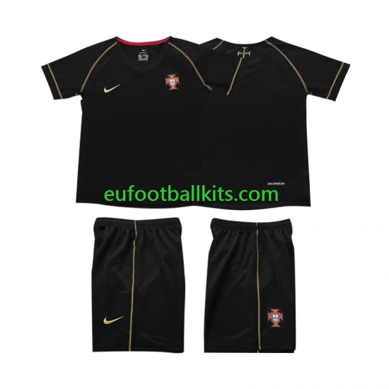 Portugal Retro Away Football Shirts 2006 Kids LS
