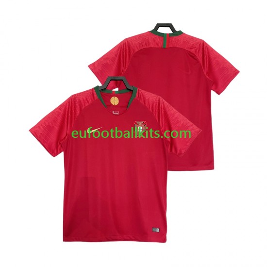 Portugal Retro Home Football Shirts 2018 Men LS