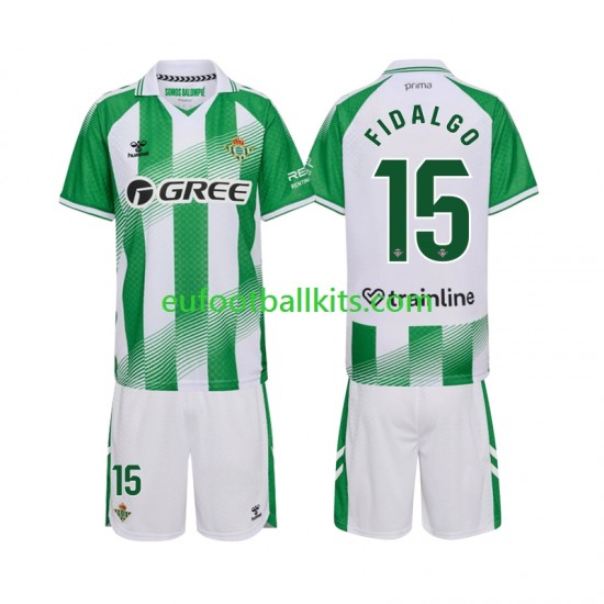 Real Betis Fidalgo 15 Home Football Shirts 2026-2027 Kids LS